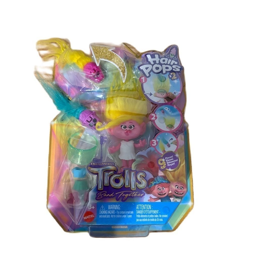 Trolls 3 Band Together Viva - Hair Pops Doll 2023 Mattel NEW Doll Figure